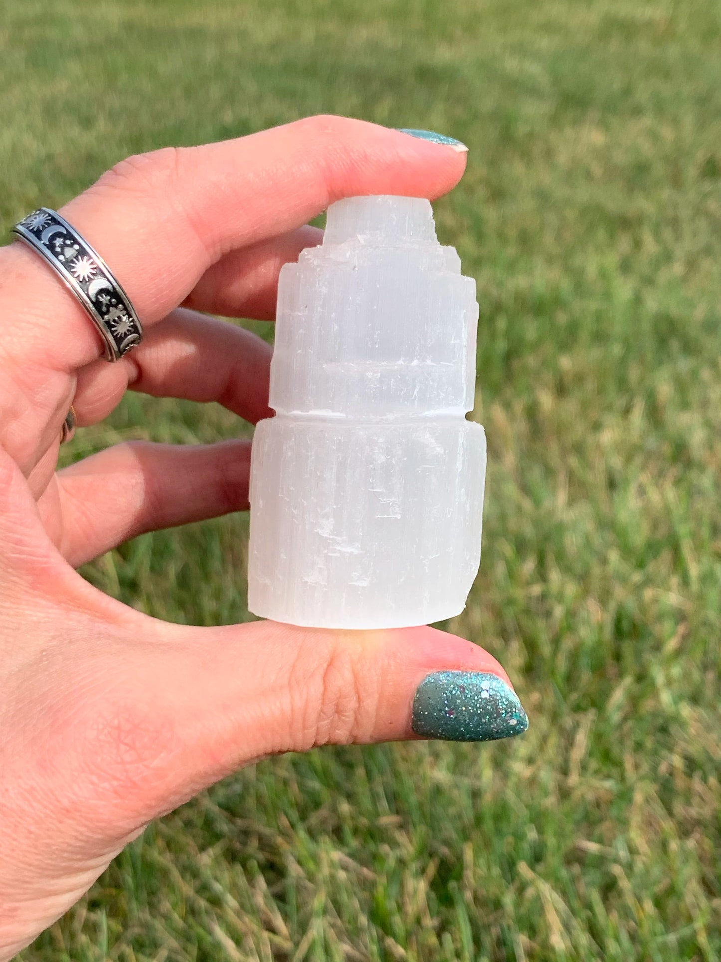 Selenite (Satin Spar) Tower