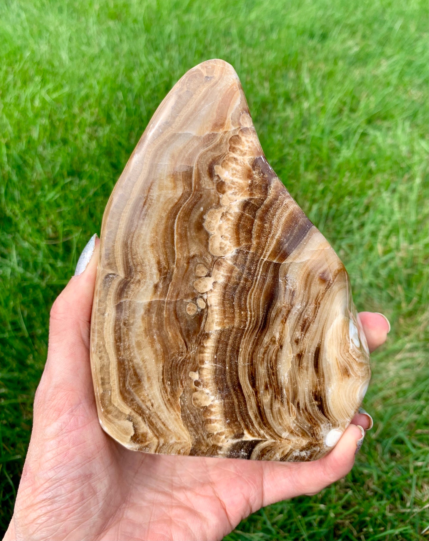 Chocolate Calcite Freeform