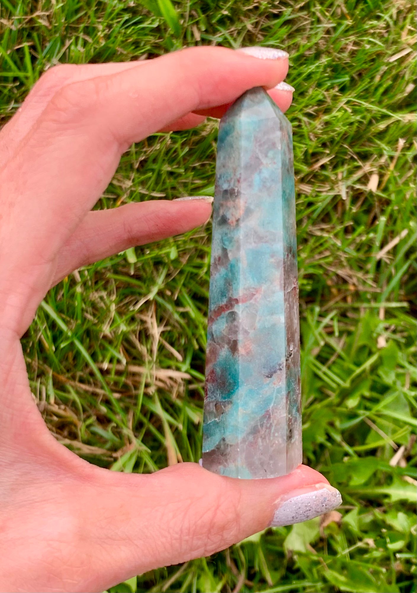Amazonite Smoky Quartz Tower