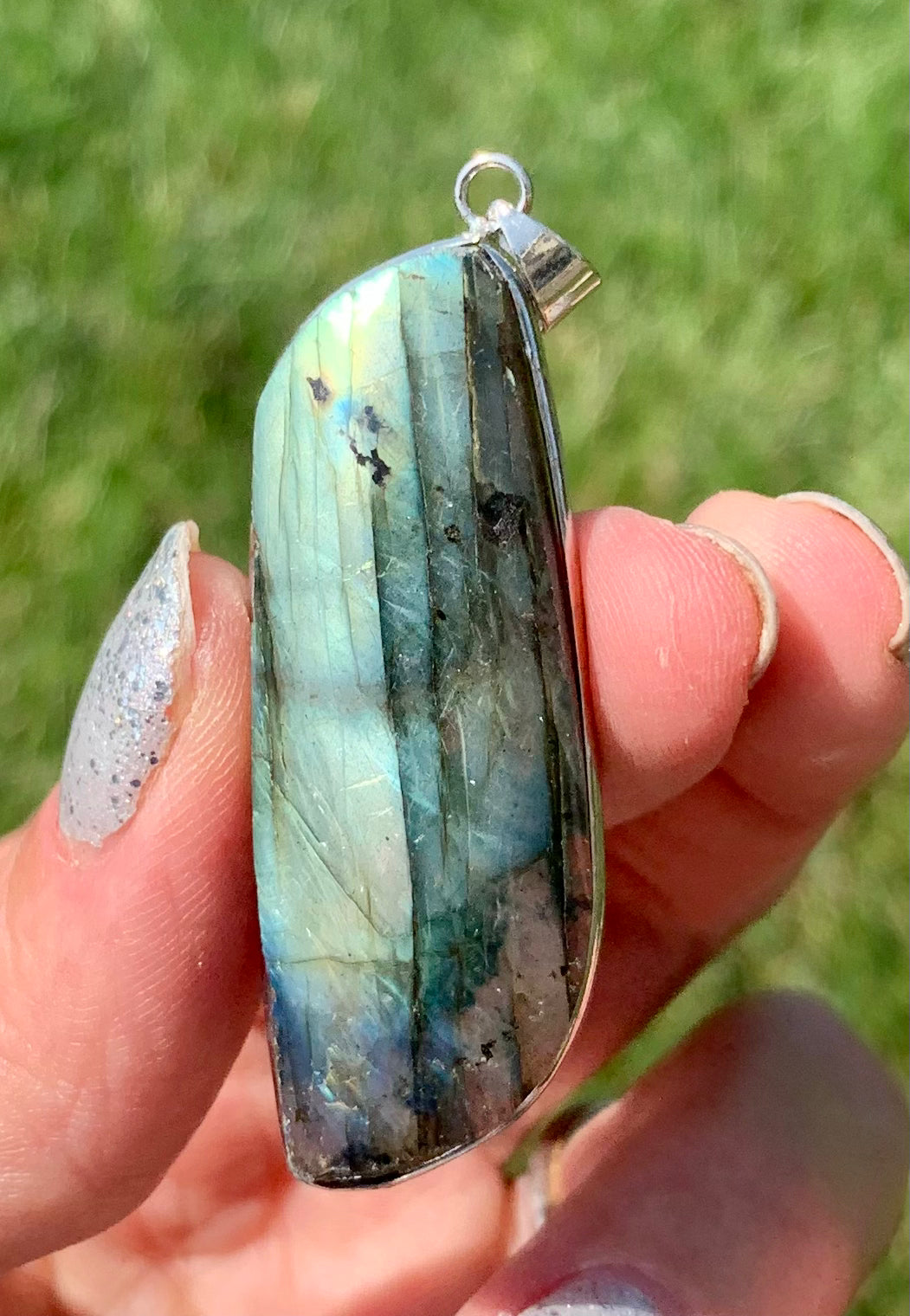 Labradorite Cabochon Pendant