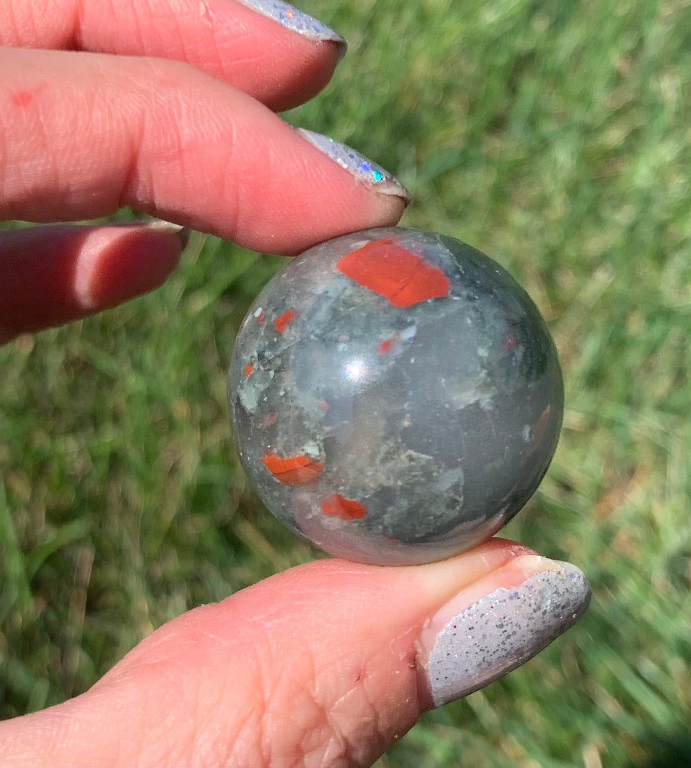 African Bloodstone Sphere