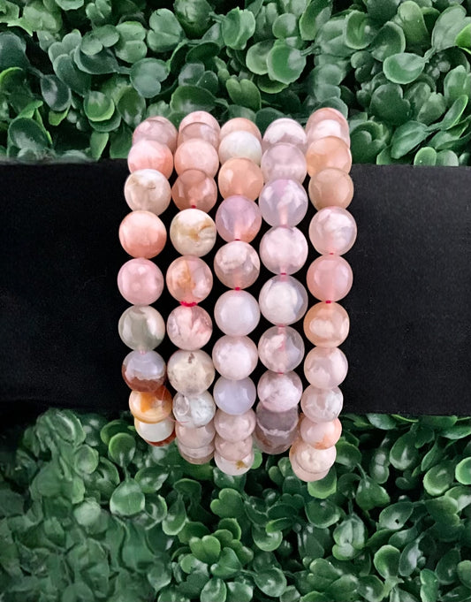 Flower Agate Bracelet