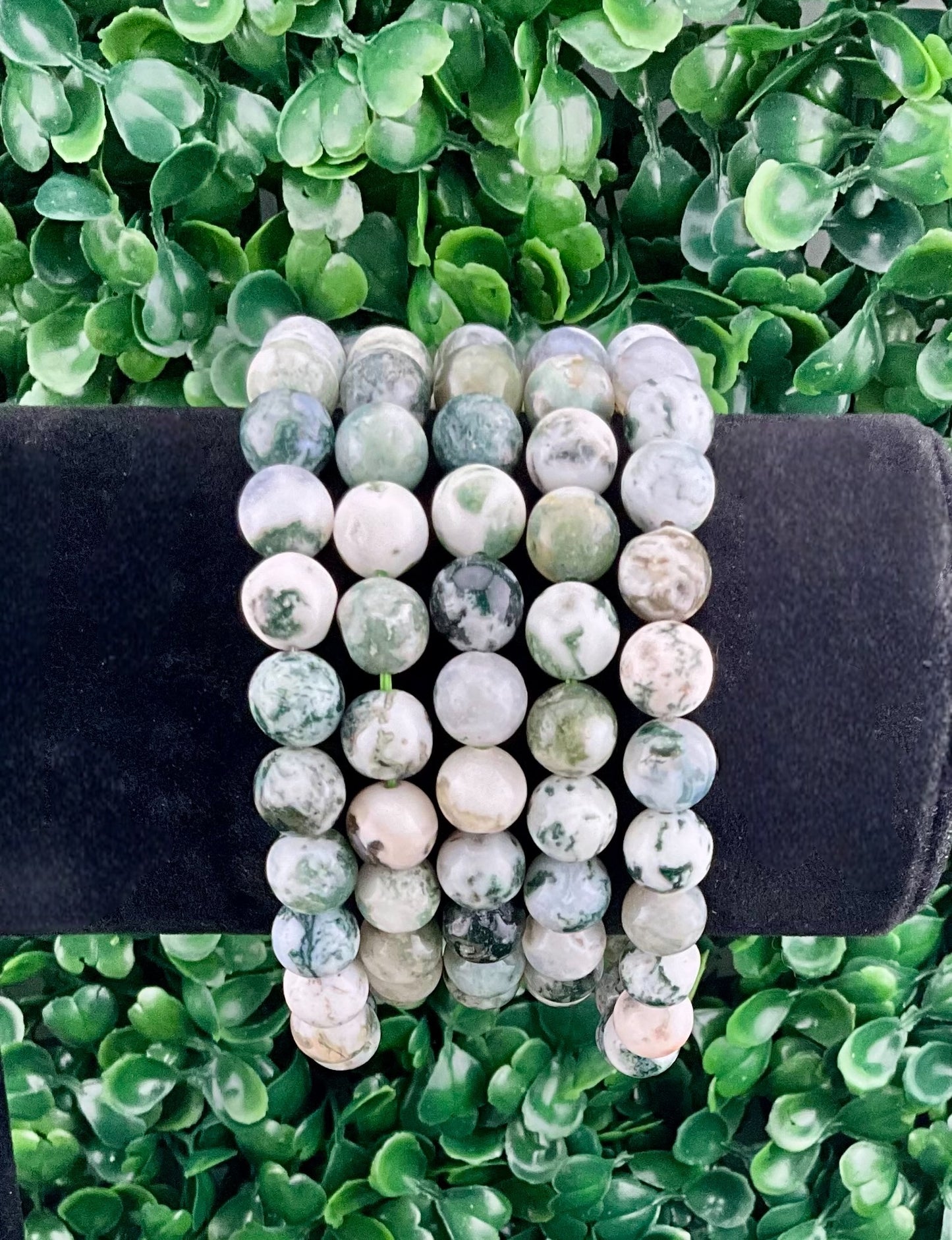 Moss Agate (Light) Bracelet