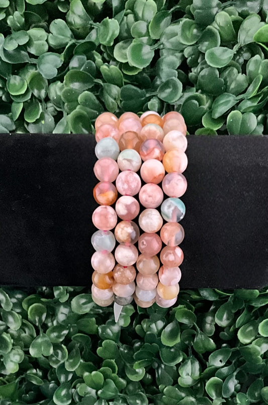 Flower Agate (Mixed) Bracelet