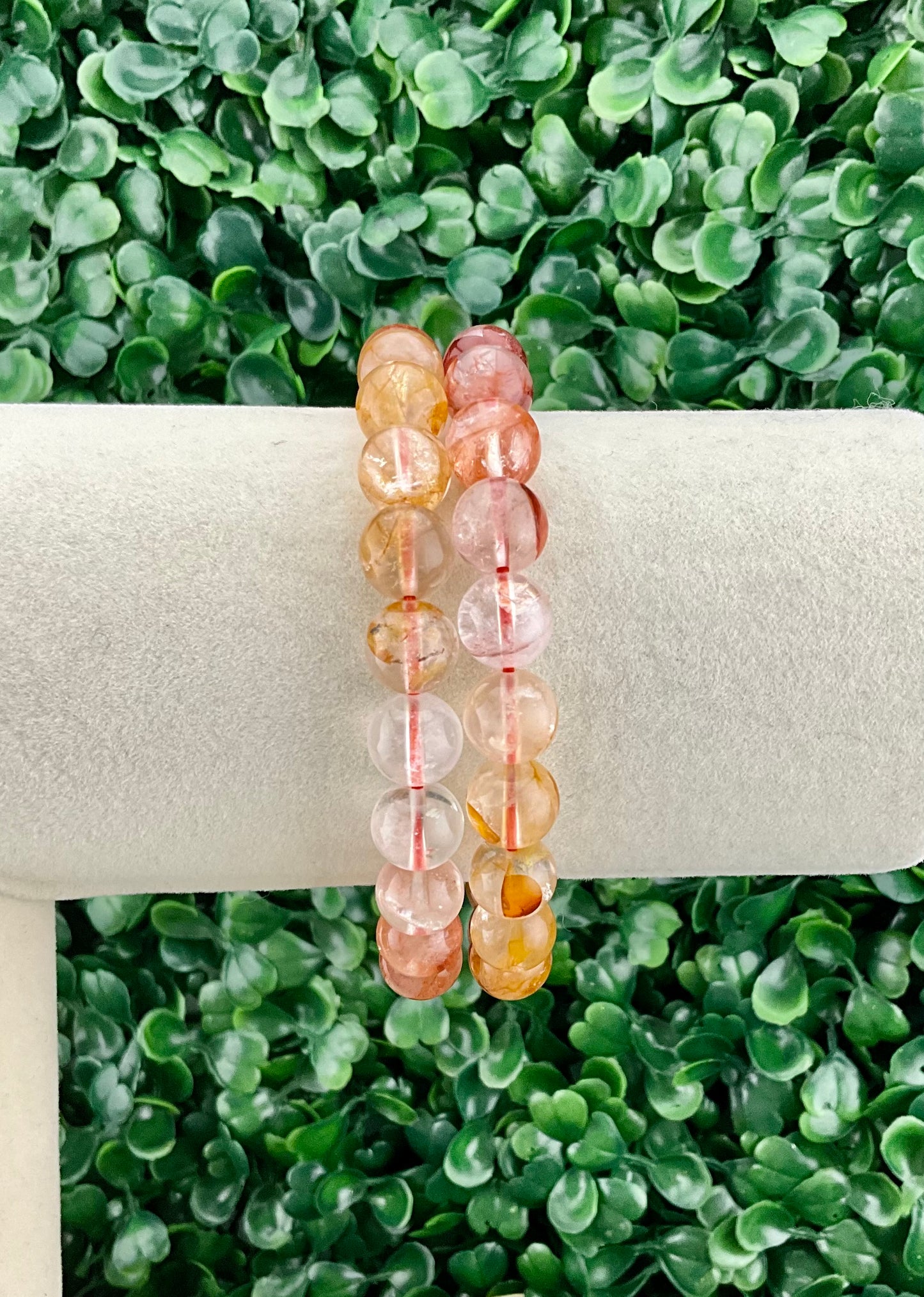 Fire Quartz & Golden Healer Mix Bracelet