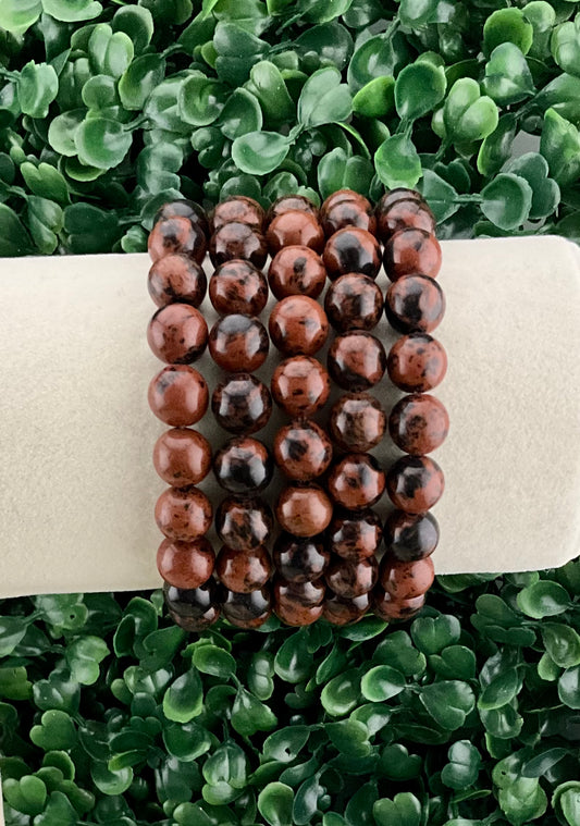 Mahogany Obsidian Bracelet