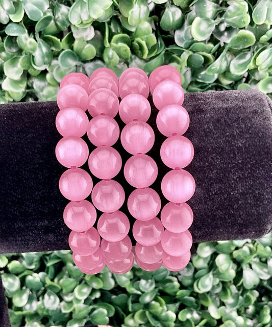 Selenite (Satin Spar) (Pink) Bracelet