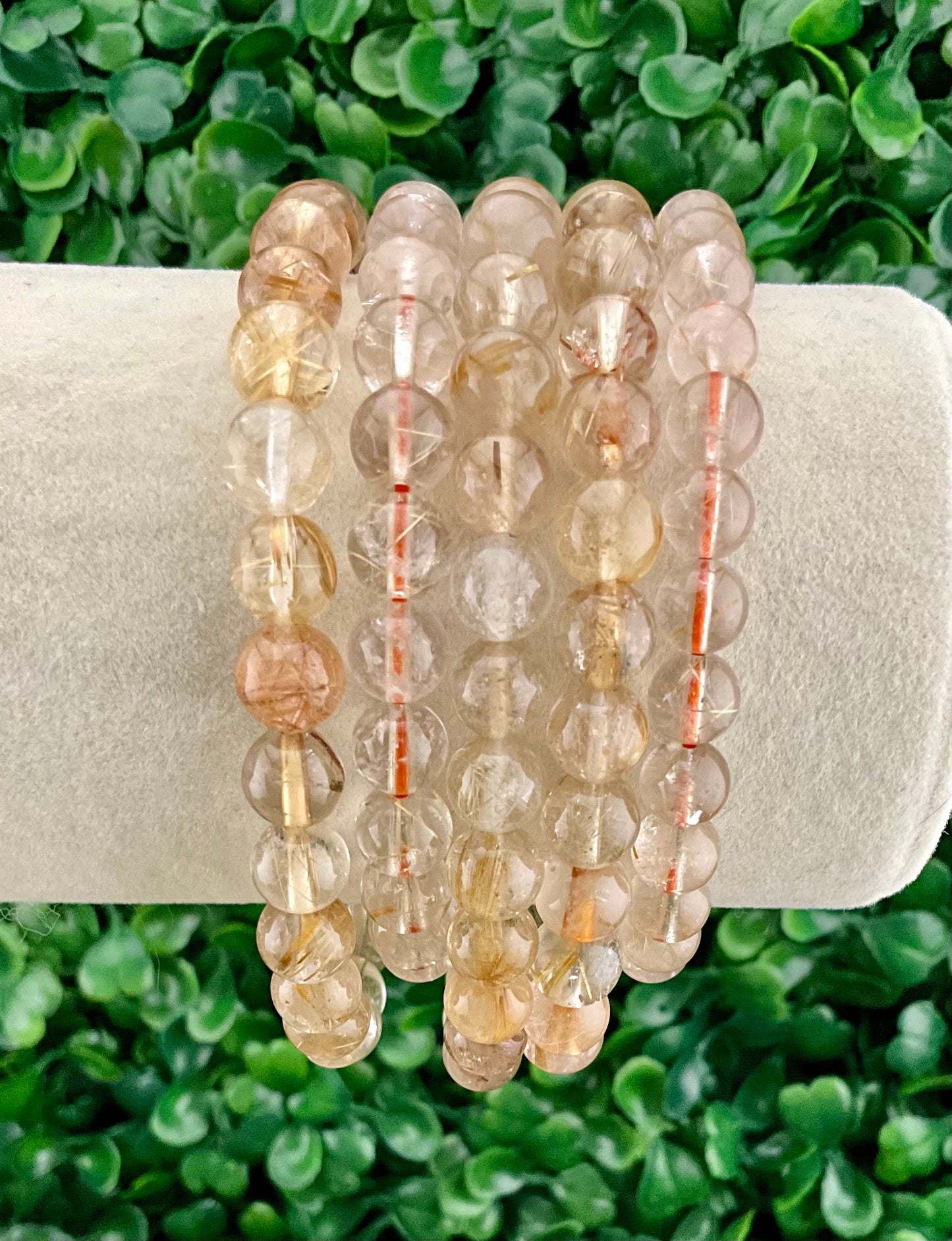 Gold Rutilated Quartz Bracelet (Style A)