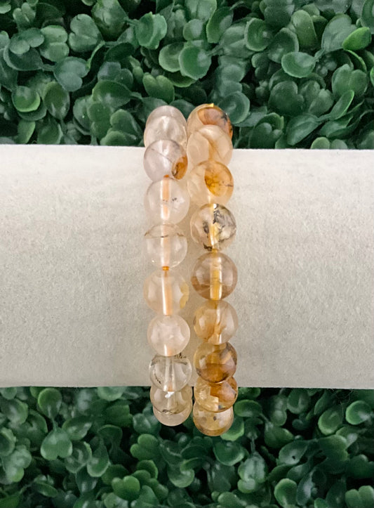 Golden Healer (Dendritic) Quartz Bracelet