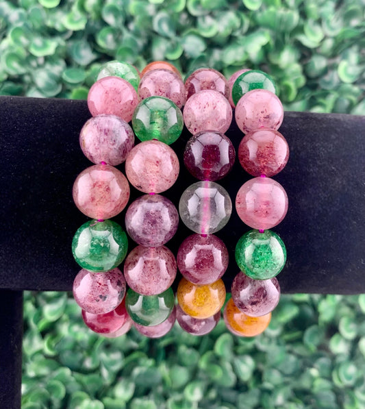 Strawberry Quartz (Mixed) Bracelet