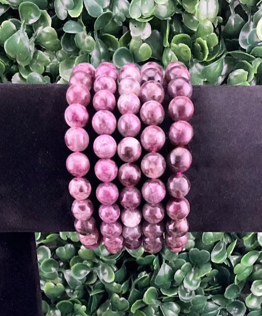 Lepidolite (Purple Mica) Bracelet