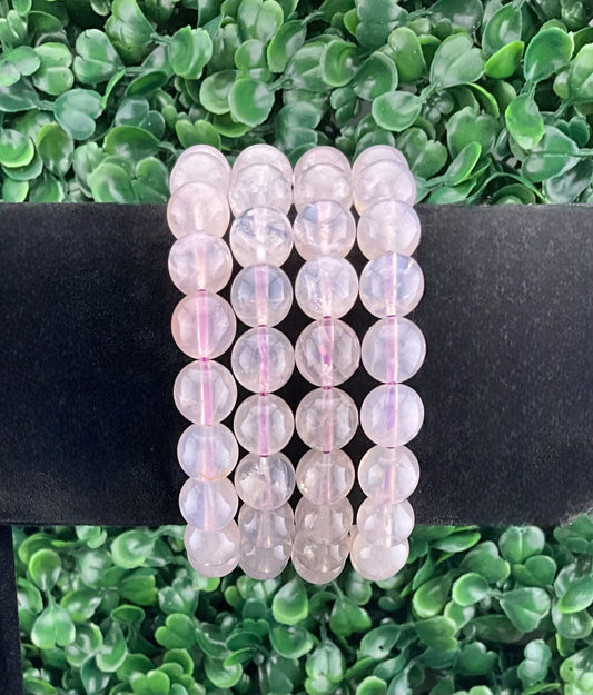 Periwinkle Rose Quartz Bracelet