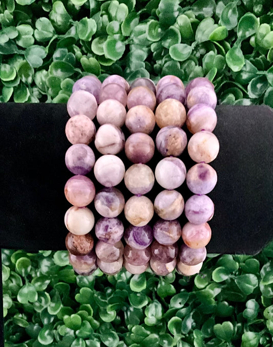 Fluorite, Silk Bracelet