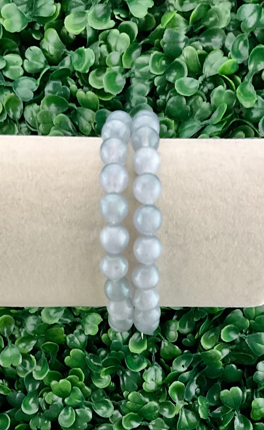 Selenite (Satin Spar) (Blue) Bracelet