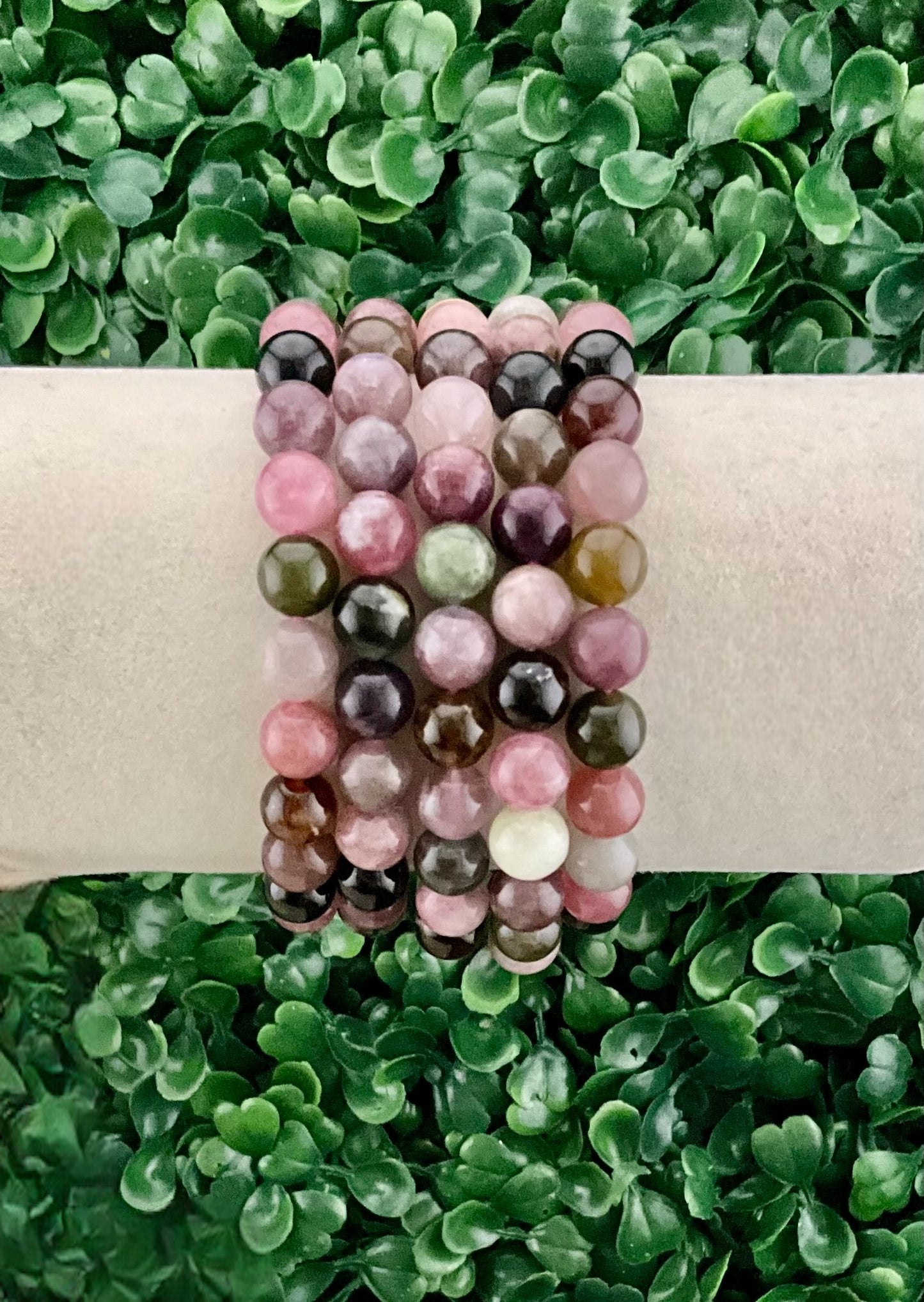 Watermelon Tourmaline Bracelet