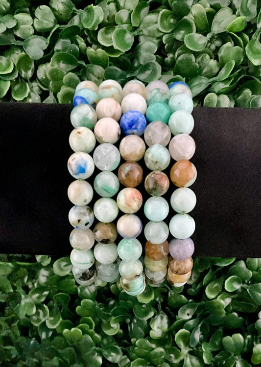 Fynchenite (Chrysocolla) Bracelet