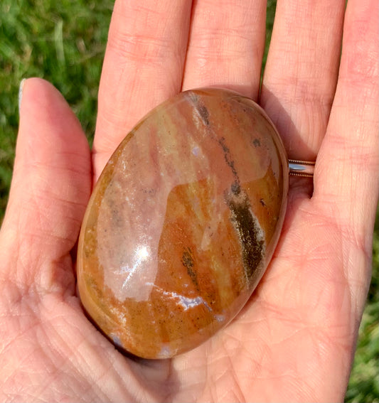 Red Jasper Palmstone